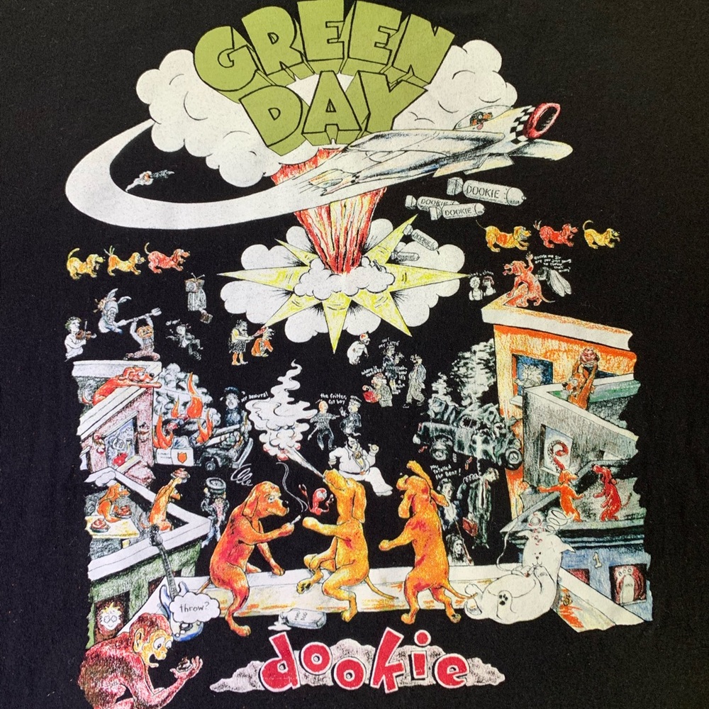 Green Day Dookie t-shirt Band - Picture 2 of 5